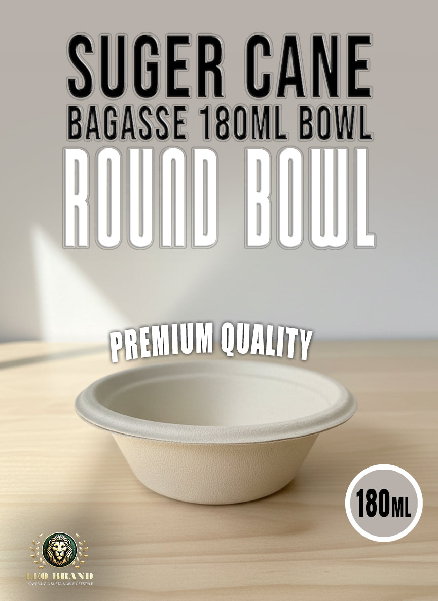 Premium Small Sugarcane Bowls (120ML – 240ML)