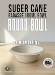 Premium Small Sugarcane Bowls (120ML – 240ML)
