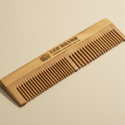 Neem Wood Dual Comb - Anti Hairfall and Dandruff Control