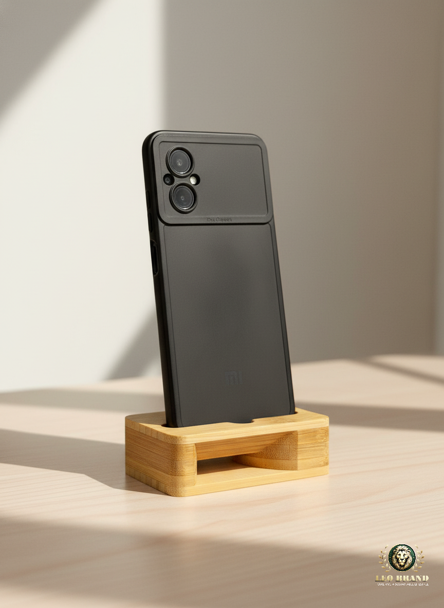Bamboo Square Natural Amplifier & Phone Stand - Eco Friendly Passive Sound Amplifier and Mobile Holder