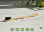Bamboo Kids Toothbrush - Ultra Soft Charcoal Bristles