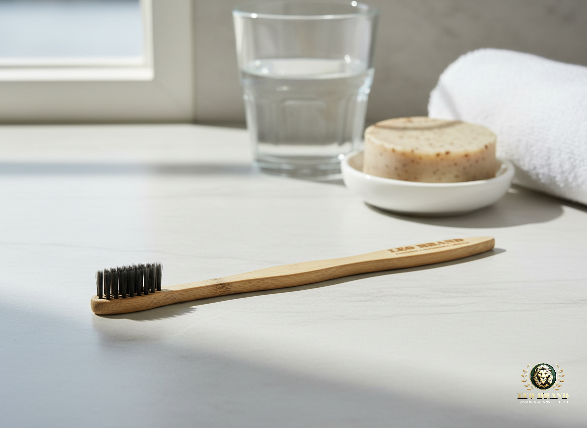 Bamboo Kids Toothbrush - Ultra Soft Charcoal Bristles