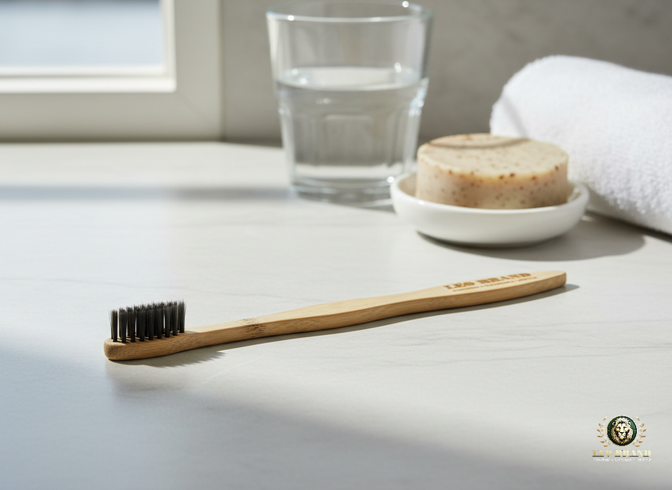 Bamboo Kids Toothbrush - Ultra Soft Charcoal Bristles
