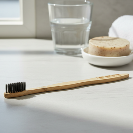 Bamboo Adult Toothbrush - Charcoal Activated Soft Bristle