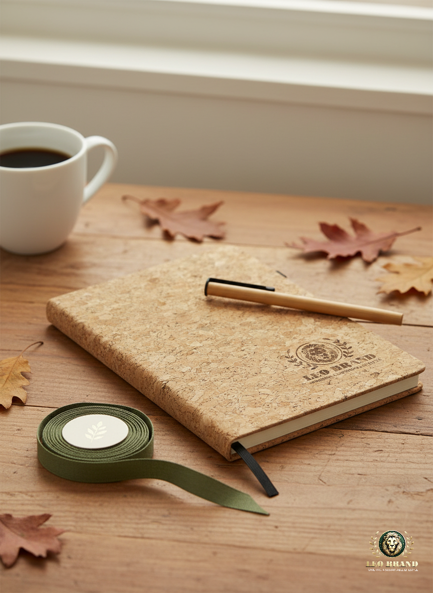 Cork Diary / Journal - Eco Friendly Vegan Notebook for Writing and Gifting
