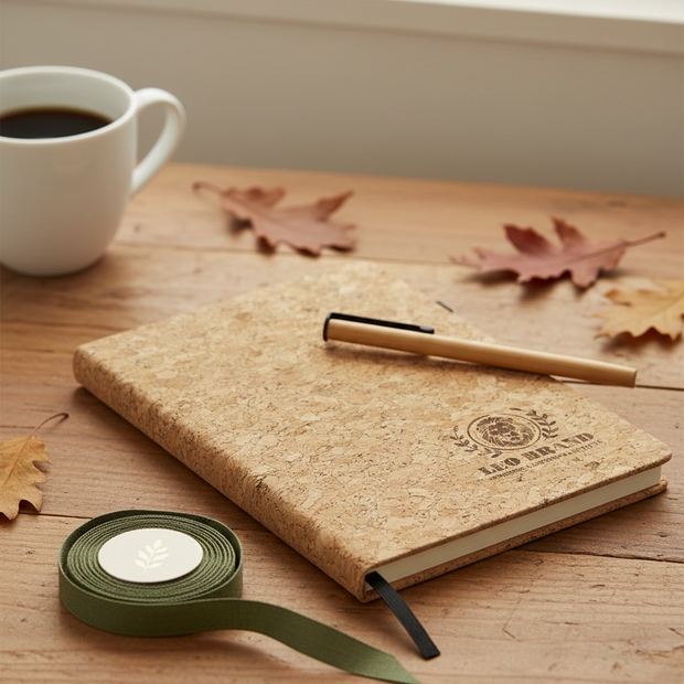 Cork Diary / Journal - Eco Friendly Vegan Notebook for Writing and Gifting