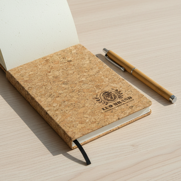 Cork Diary / Journal - Eco Friendly Vegan Notebook for Writing and Gifting