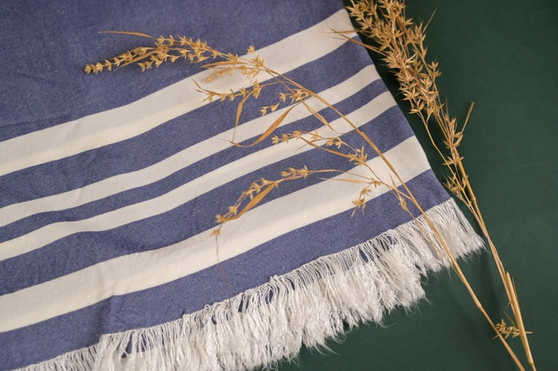 Bamboo Ultra Soft & Thin Turkish Towels (Powder Blue & Sunshine Yellow)