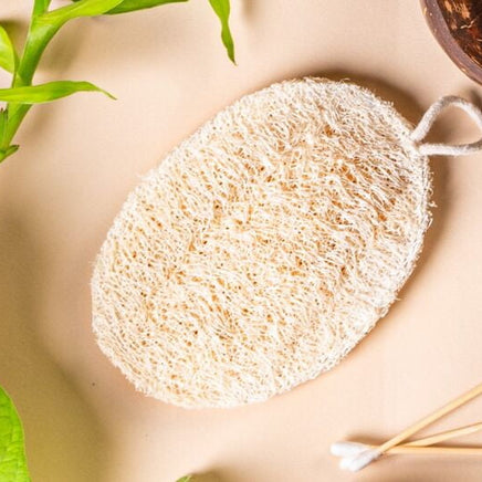 Natural Bath Loofah - 100% Sun Dried Organic Body Scrubber