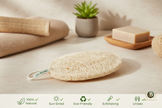 Natural Bath Loofah - 100% Sun Dried Organic Body Scrubber