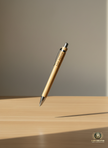 Bamboo Pen - Eco Friendly Ballpoint Pen with Natural Bamboo Barrel for Sustainable Writing