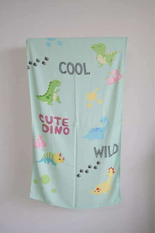 Thin Bamboo Kids Towels – Cool Dino & Chill Unicorn