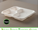 3CP Premium Sugarcane Tray & Plate