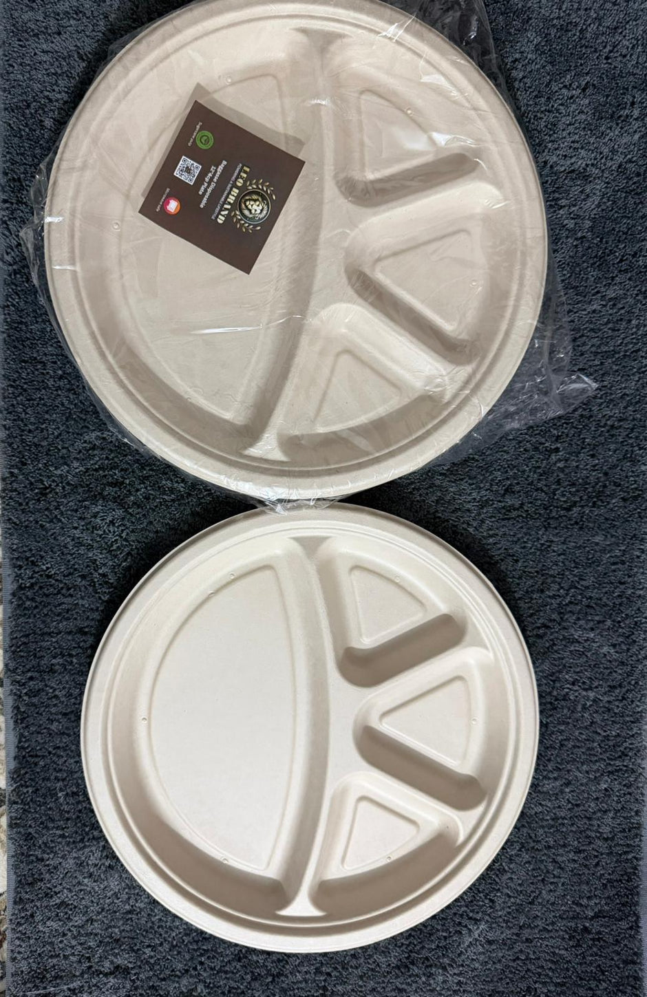 4CP Premium Sugarcane Tray & Plate