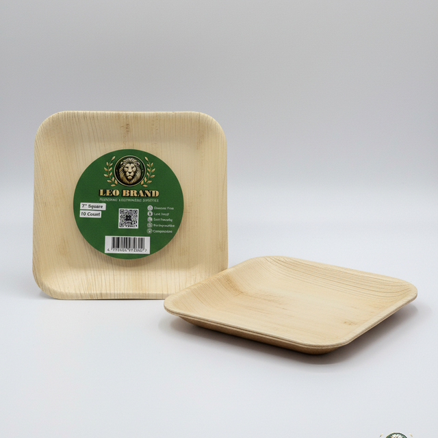 7 inch Premium Areca Palm Leaf Plates