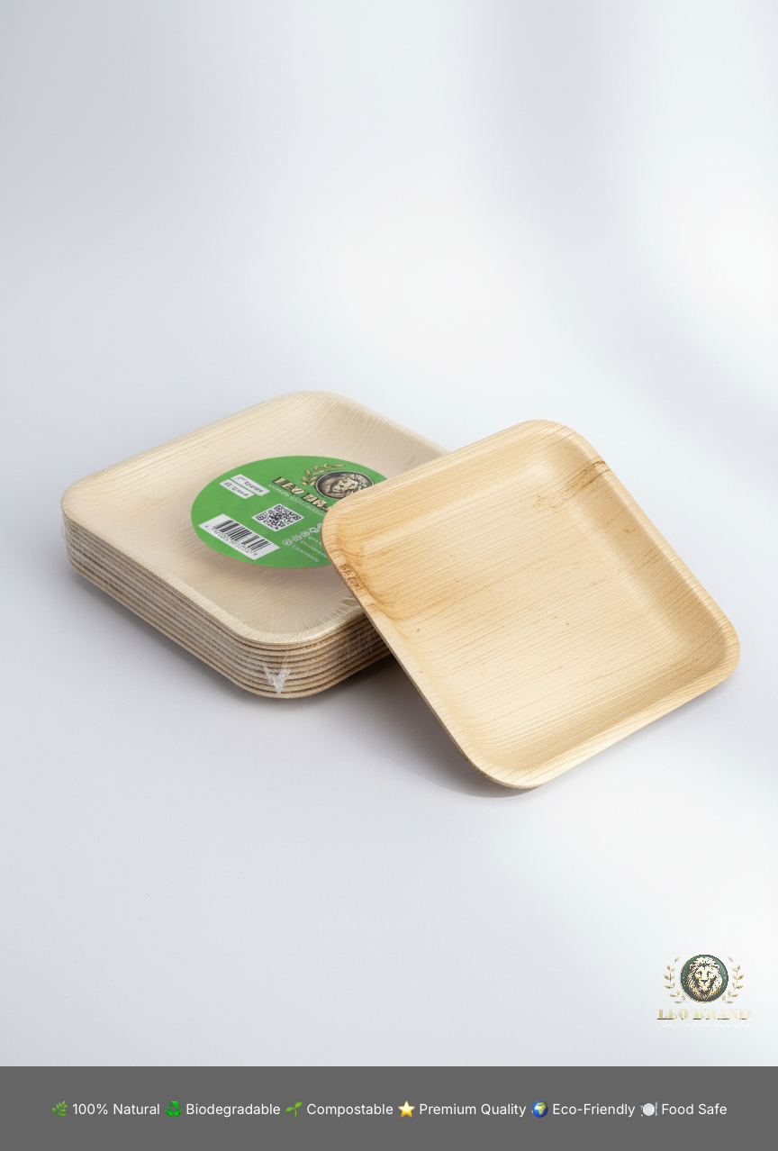 7 inch Premium Areca Palm Leaf Plates