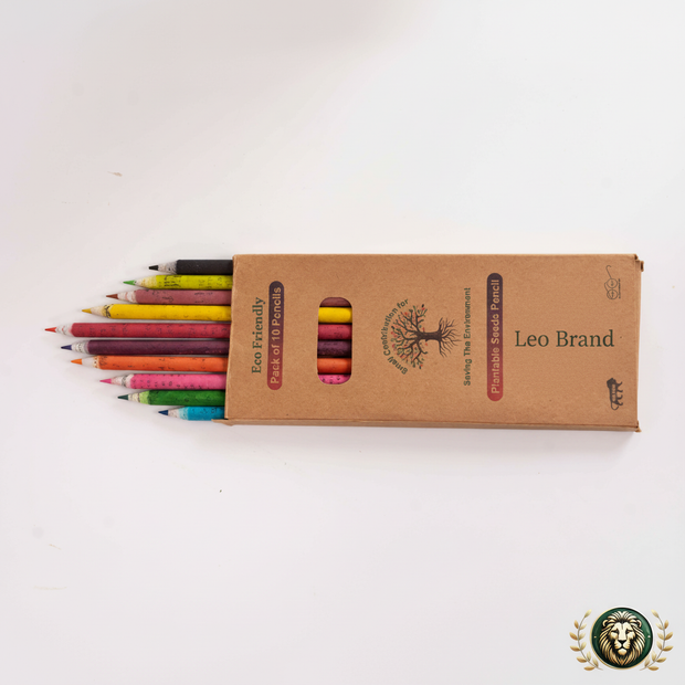 Colour Paper Colour Lead Seed Pencil (Box – Pack of 10)