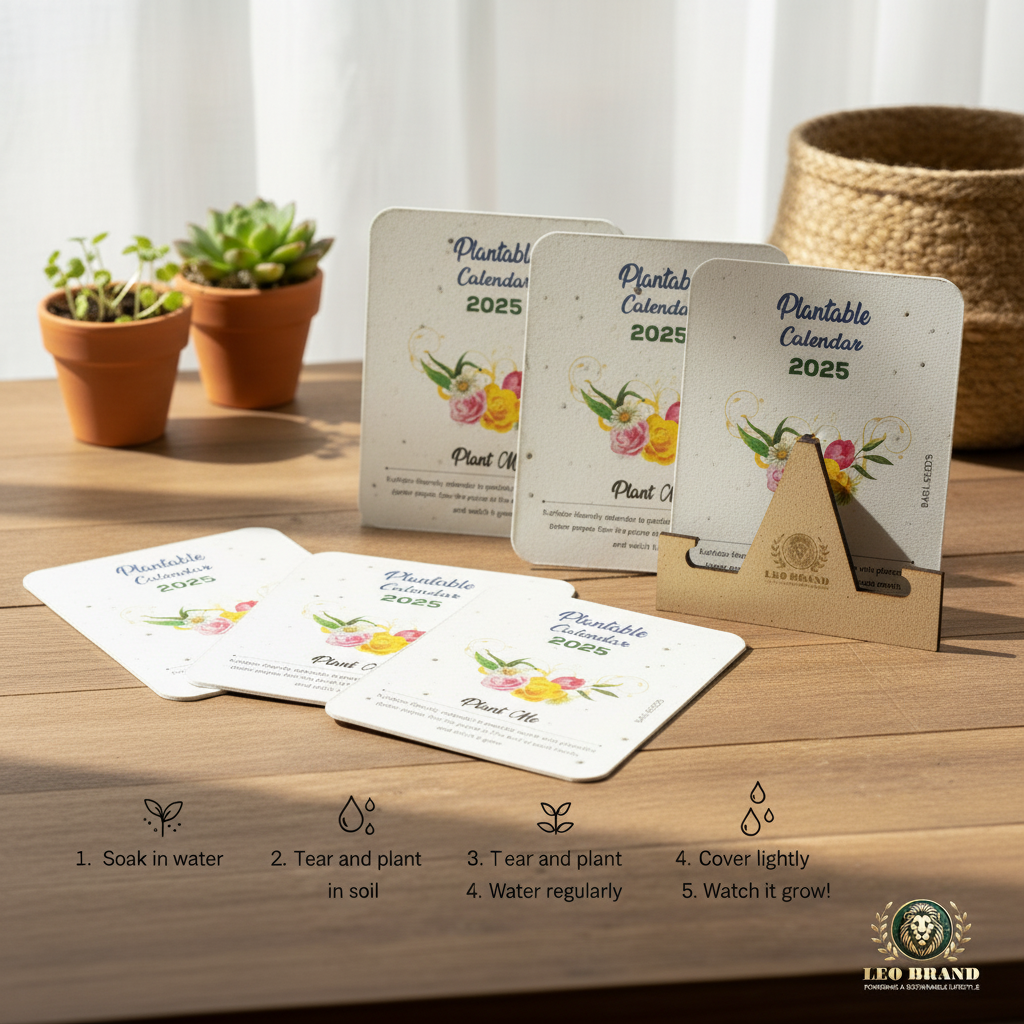Plantable Calendar - Eco Friendly Seed Paper Calendar
