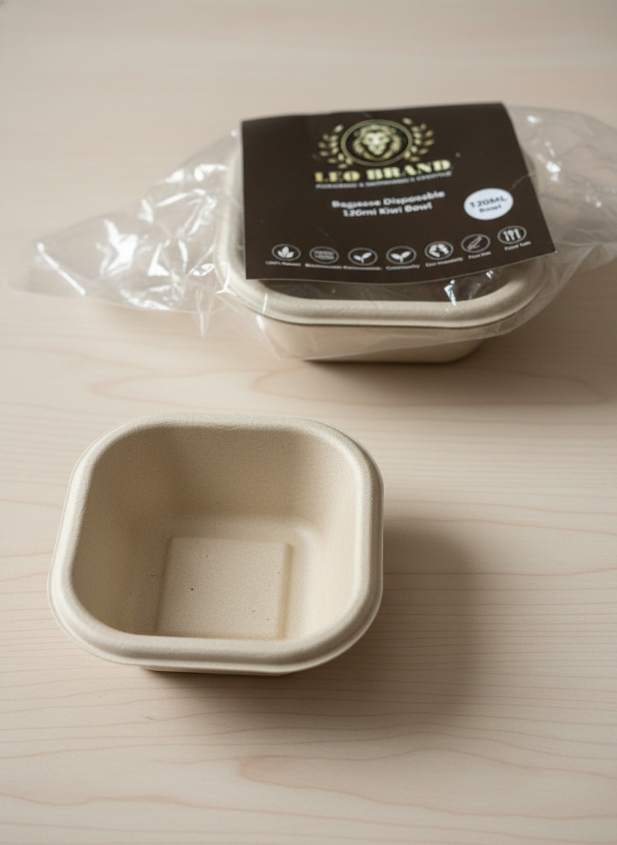 Premium Small Sugarcane Bowls (120ML – 240ML)