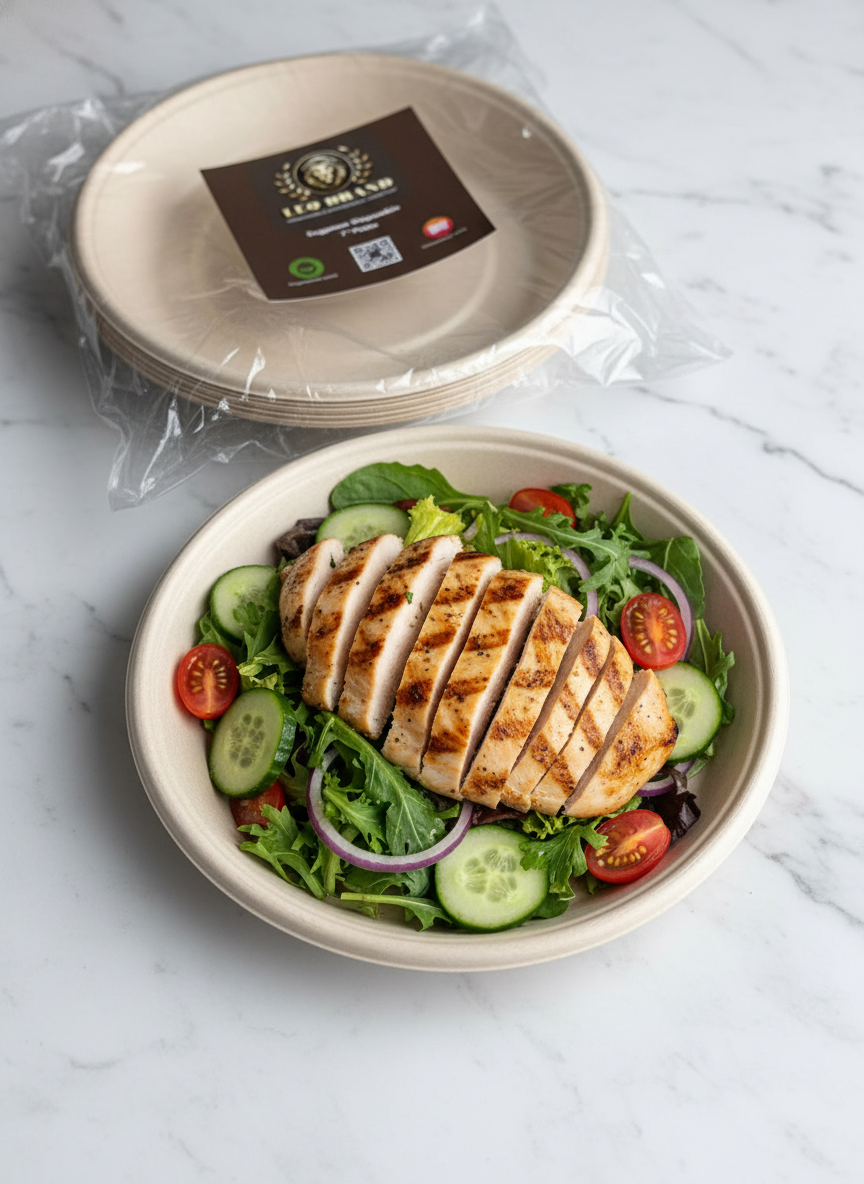 7 inch Premium Sugarcane Plate