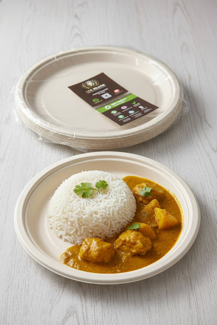 12 inch Premium Sugarcane Plate