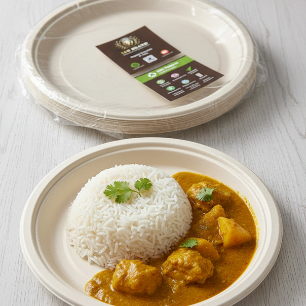 12 inch Premium Sugarcane Plate