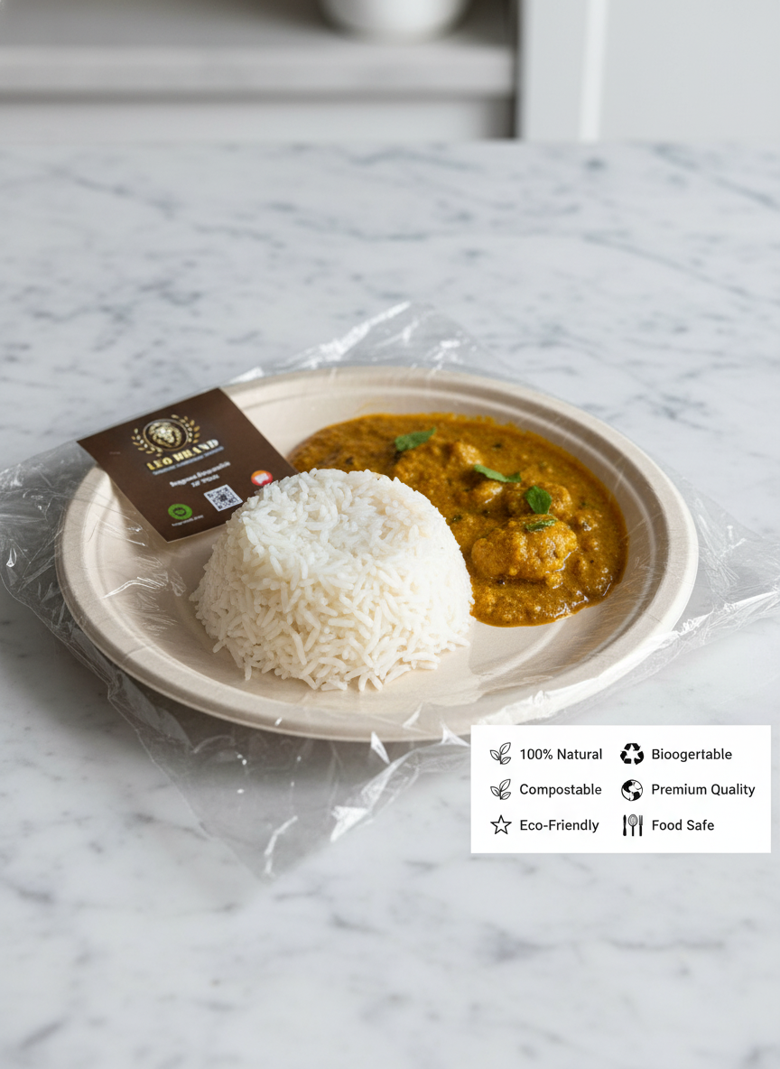 10 inch Premium Sugarcane Plate