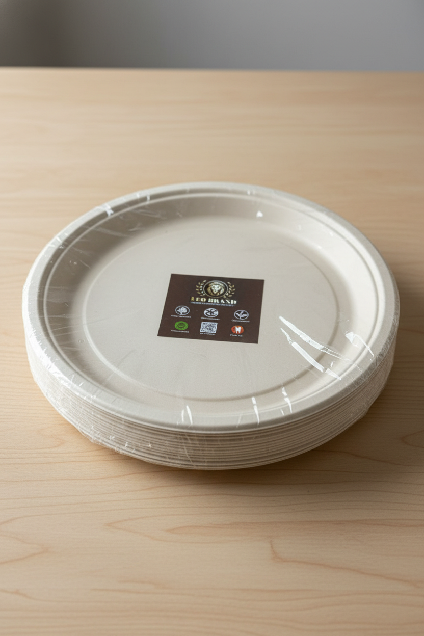 12 inch Premium Sugarcane Plate