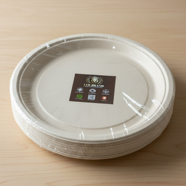 12 inch Premium Sugarcane Plate