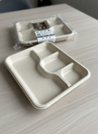 4CP Premium Sugarcane Tray & Plate