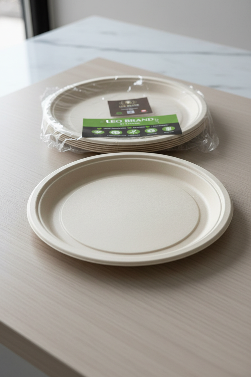 12 inch Premium Sugarcane Plate